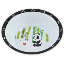 Round Melamine Kids Bowl avec Logo (BW265)